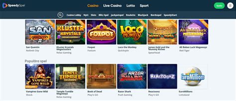 speedy spel casino.